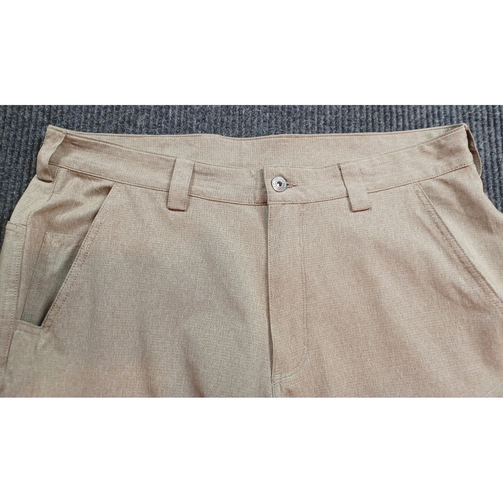 Duluth Trading Co AKHG Roadless Pants Mens 36x32 Khaki Hiking Cargo